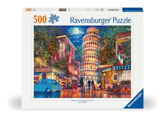 Ravensburger Evening In Pisa 500 Piece Jigsaw Puzzle