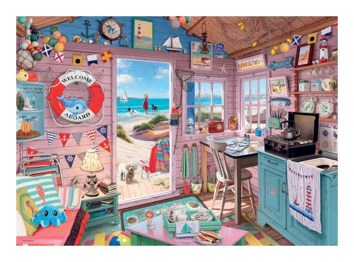 Ravensburger My Haven No. 7 The Beach Hut 1000 Piece Jigsaw Puzzle