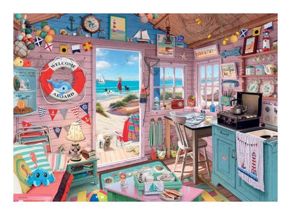 Ravensburger My Haven No. 7 The Beach Hut 1000 Piece Jigsaw Puzzle