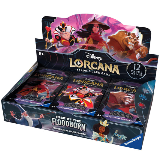 lorcana rise of the floodborne booster box by raveensburger