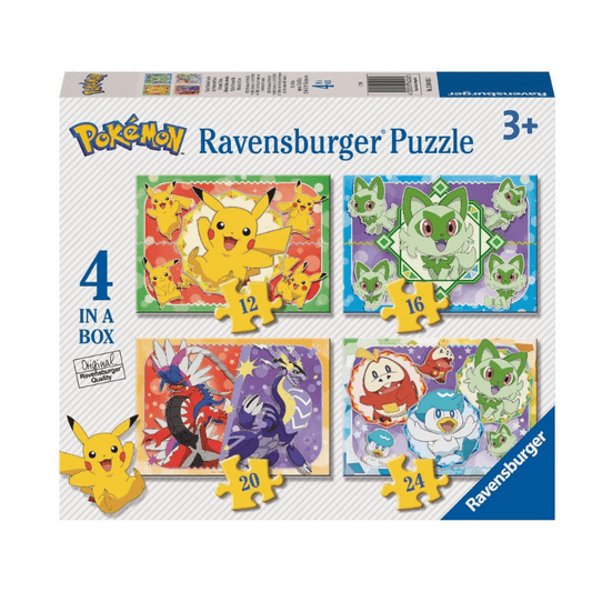 Ravensburger Pokemon 4 In A Box Jigsaw Puzzle