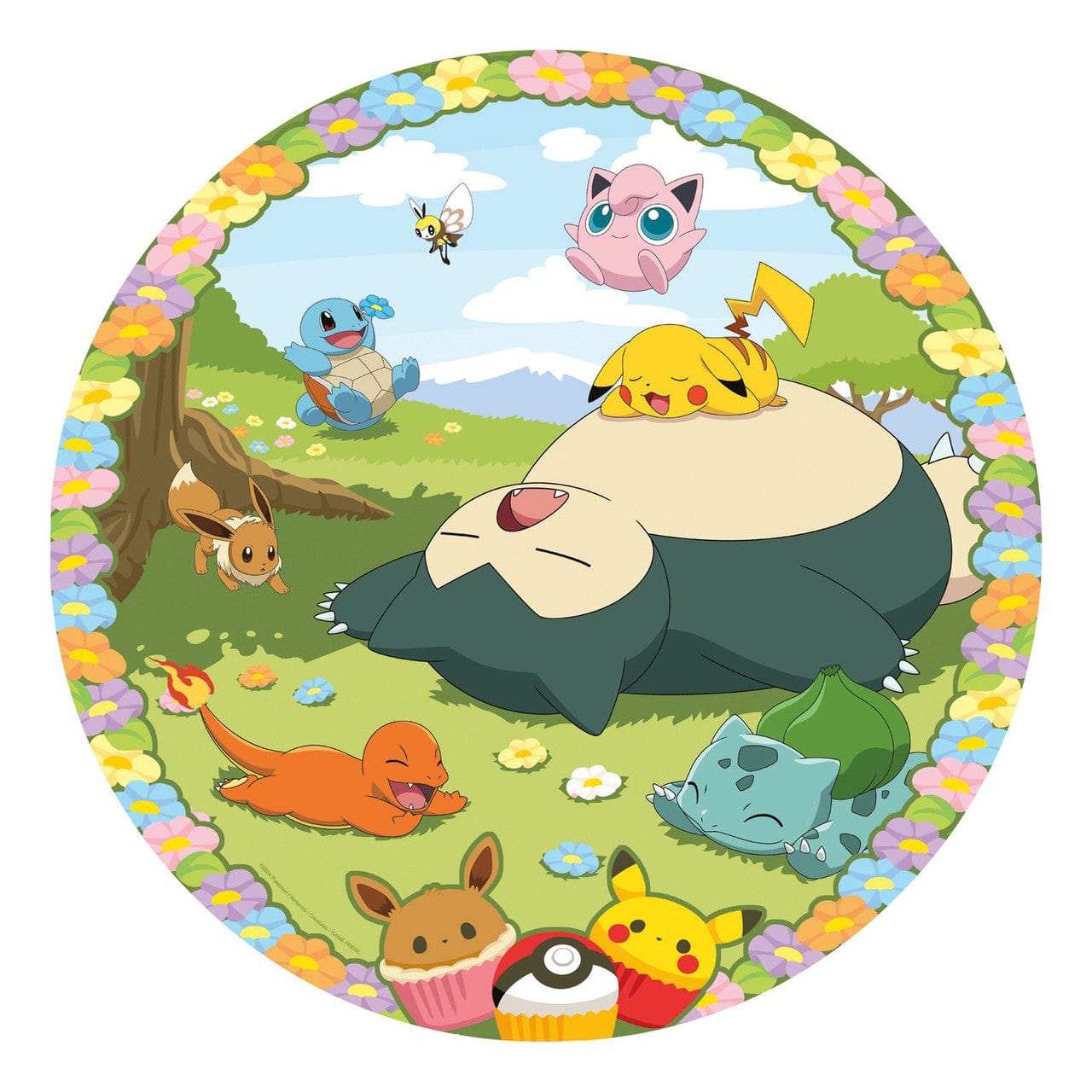 Ravensburger Pokemon Circular 500 Piece Jigsaw Puzzle