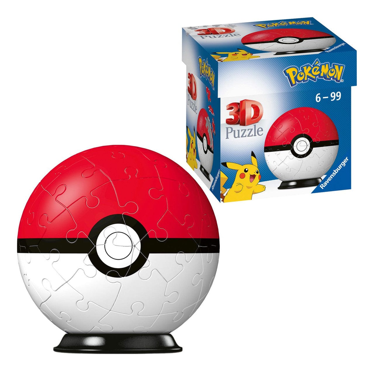 Ravensburger Pokemon Pokeball 54 Piece 3D Jigsaw Puzzle