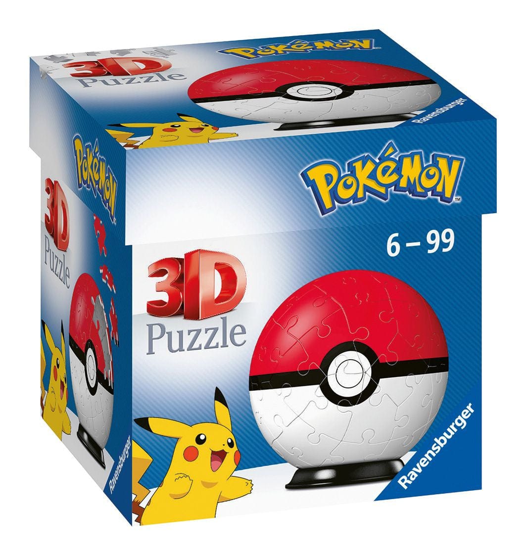 Ravensburger Pokemon Pokeball 54 Piece 3D Jigsaw Puzzle