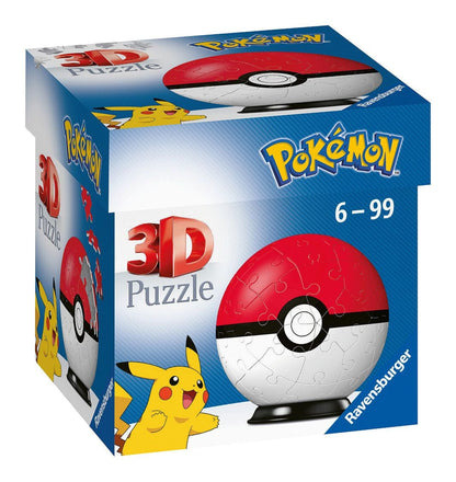 Ravensburger Pokemon Pokeball 54 Piece 3D Jigsaw Puzzle