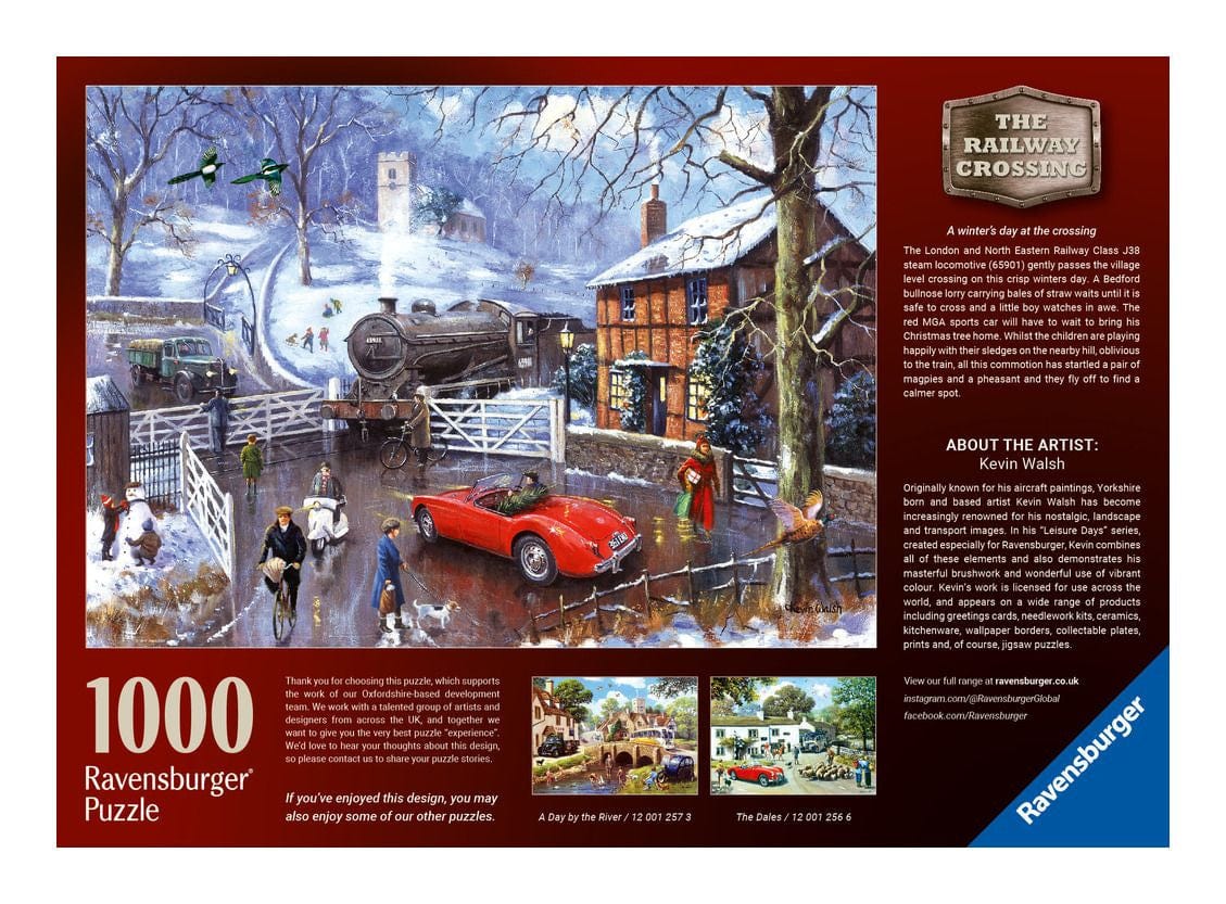 Ravensburger Railway Crossing 1000 Piece Jigsaw Puzzle