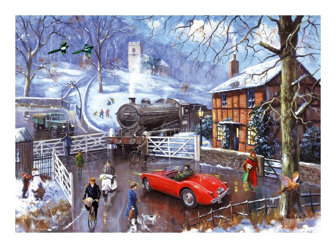 Ravensburger Railway Crossing 1000 Piece Jigsaw Puzzle