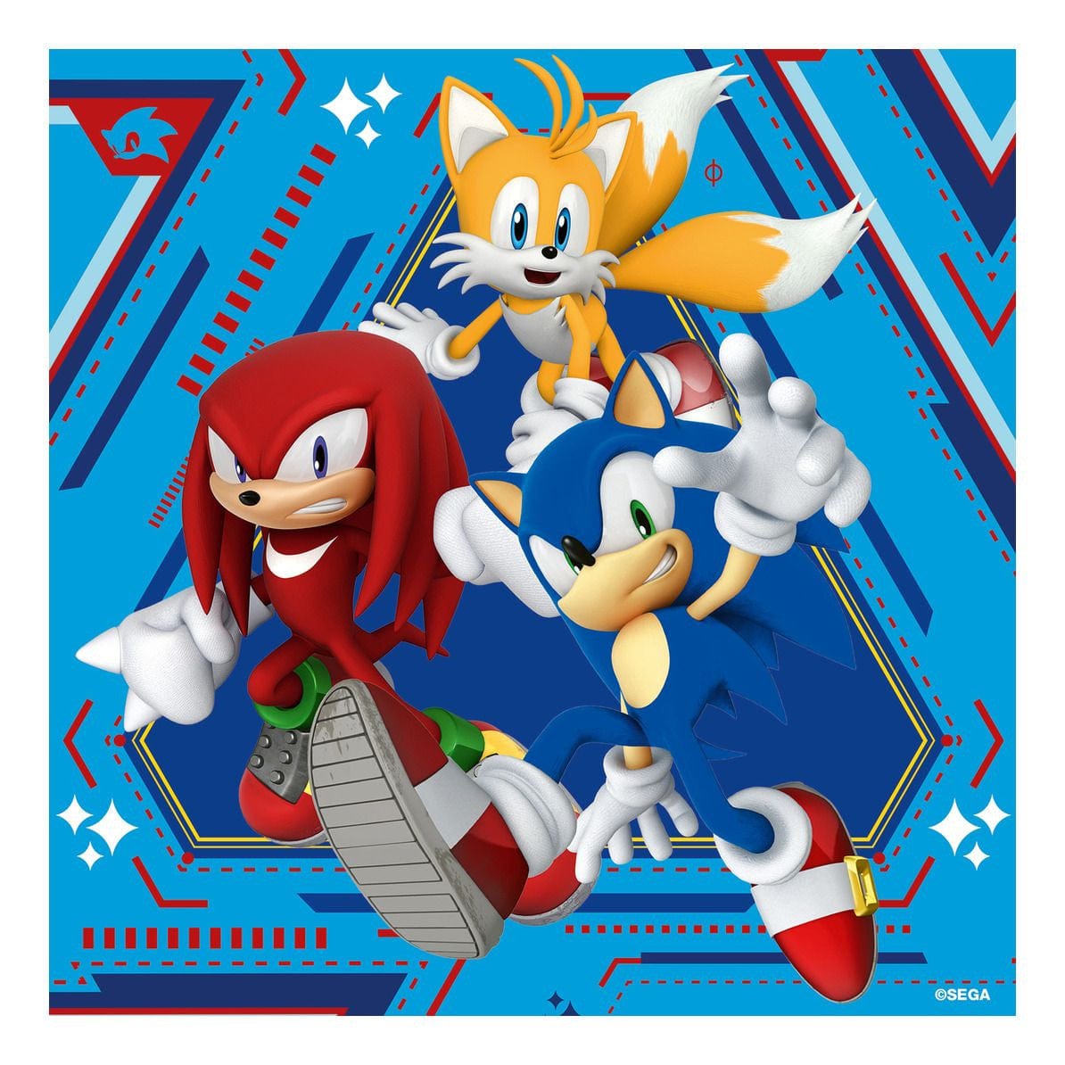 Ravensburger Sonic The Hedgehog 3 Pack 49 Piece Jigsaw Puzzle