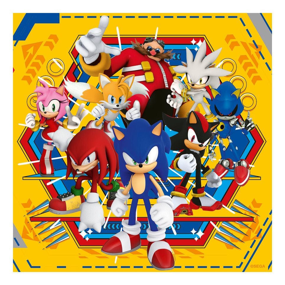 Ravensburger Sonic The Hedgehog 3 Pack 49 Piece Jigsaw Puzzle