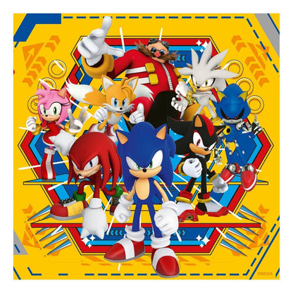 Ravensburger Sonic The Hedgehog 3 Pack 49 Piece Jigsaw Puzzle