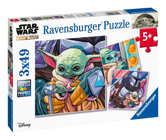 Ravensburger Star Wars The Mandalorian 3 Pack 49 Piece Jigsaw Puzzle