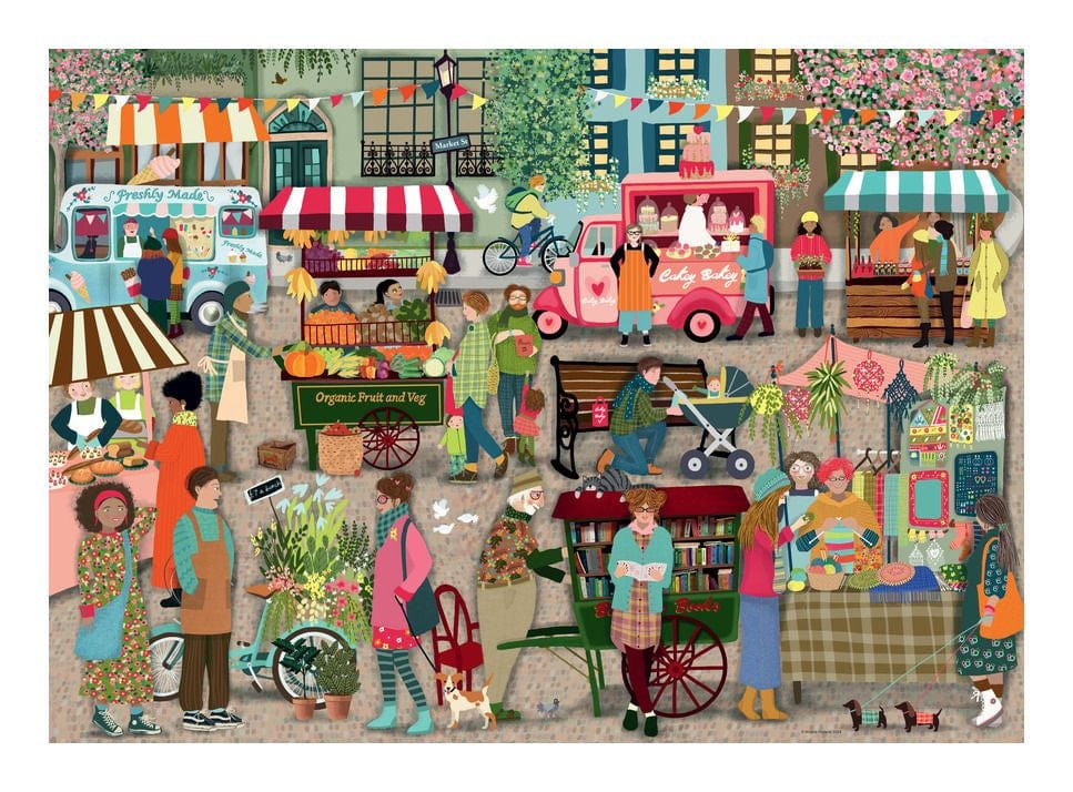 Ravensburger Street Market 1000 Piece Jigsaw Puzzle