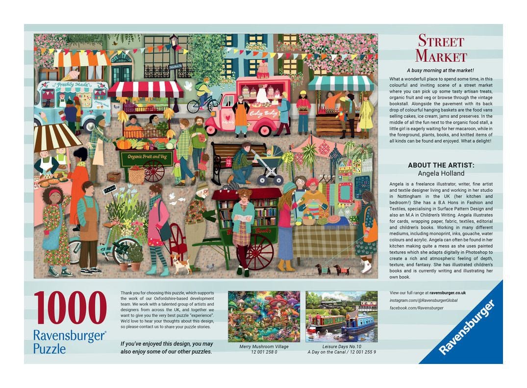 Ravensburger Street Market 1000 Piece Jigsaw Puzzle