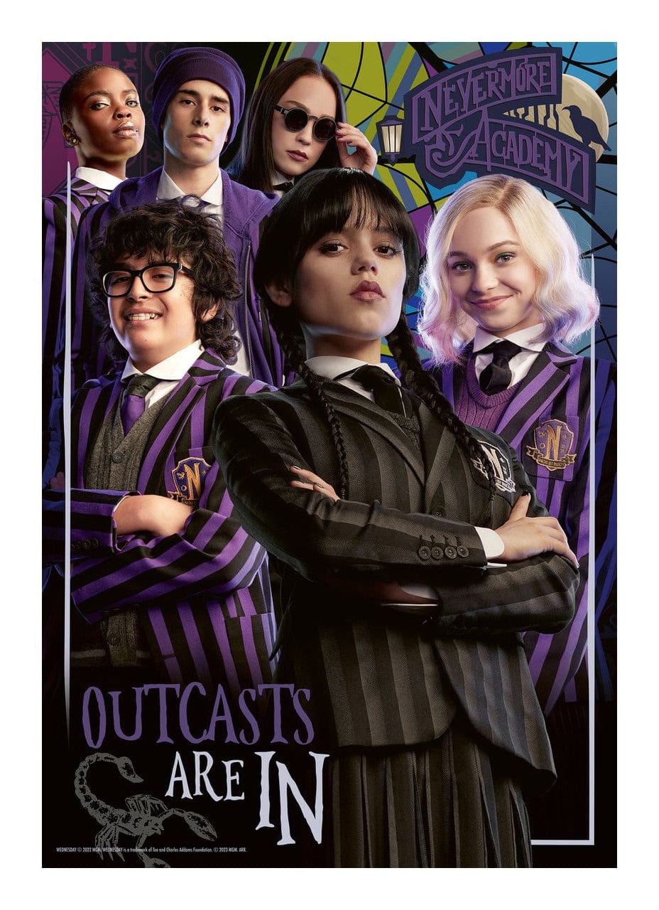 Ravensburger Wednesday - Outcasts Are In 300 Piece Jigsaw Puzzle