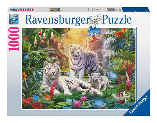 Ravensburger White Tiger Family 1000 Piece Jigsaw Puzzle
