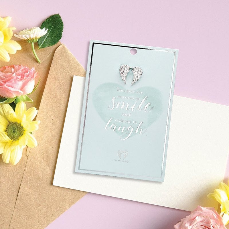 Reasons To Smile Pin Card ANCP079