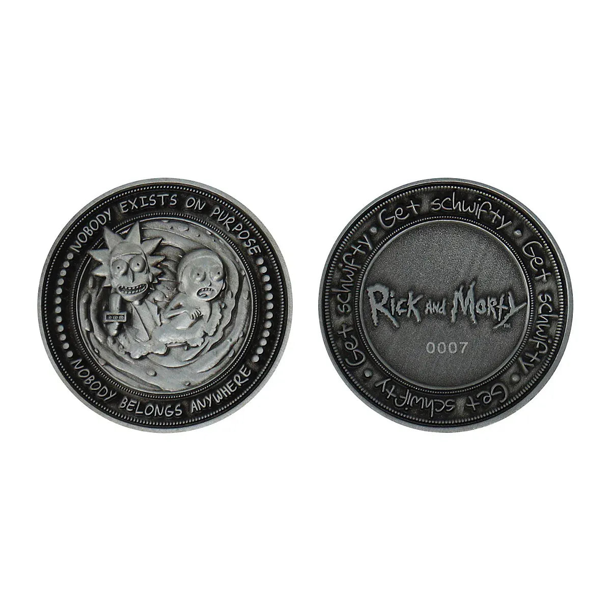 Ricky & Morty Limited Edition Collectible Coin