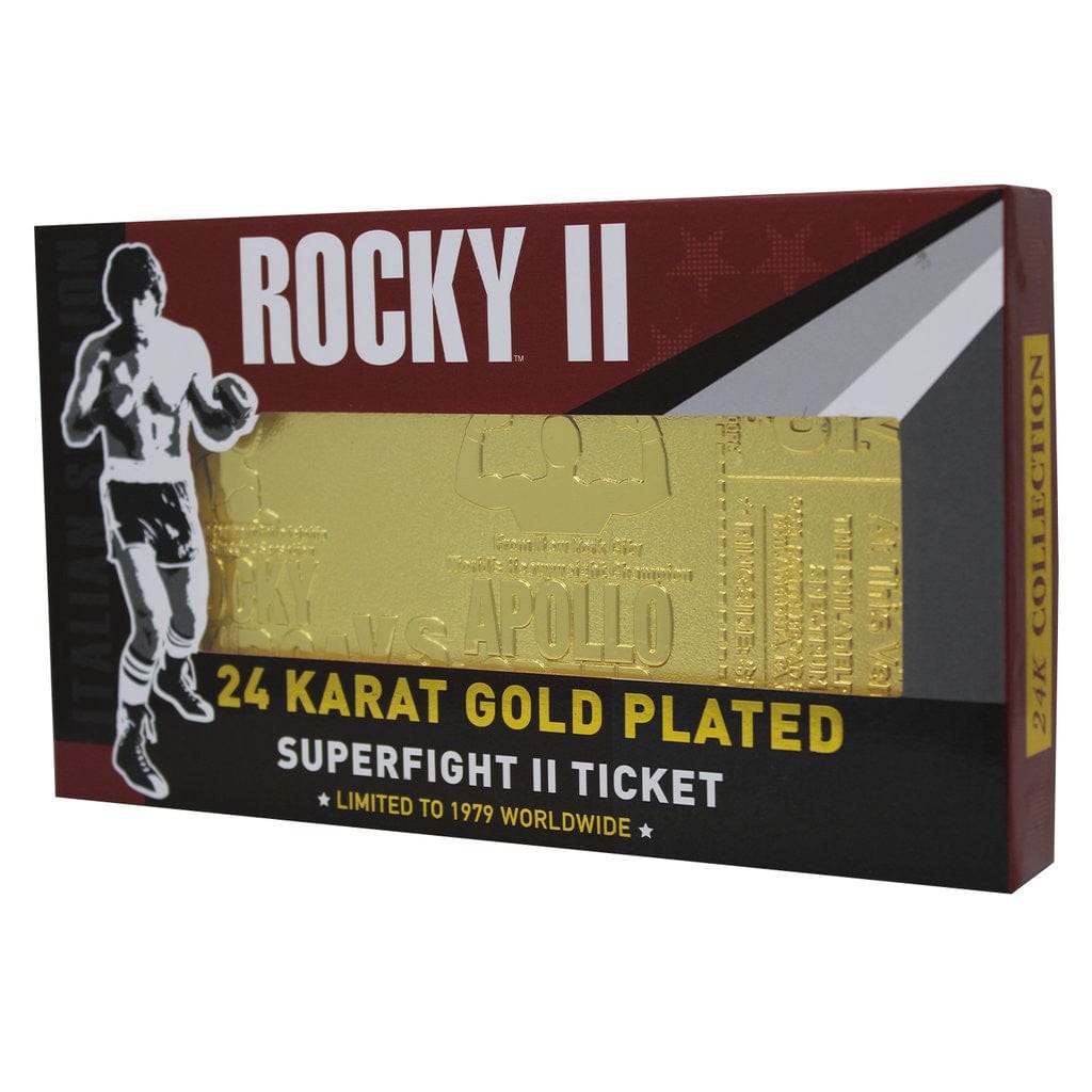 Rocky 2 Superfight 2 Replica Gold Ticket