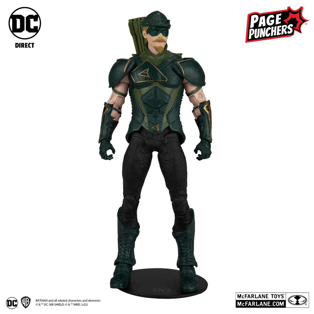 green arrow page puncher from mcfarlane toys