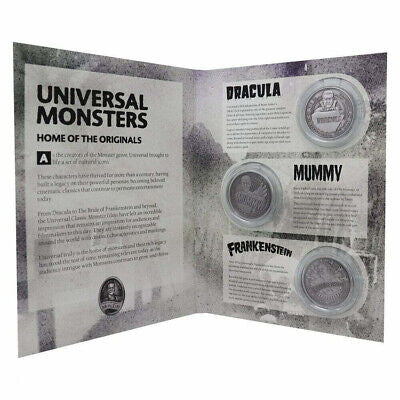 universal monsters coins by fanattik