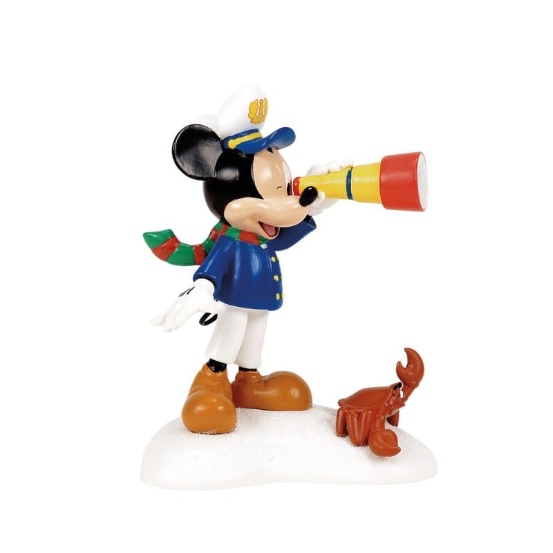 Santa Ahoy! Mickey Figurine Disney Village by Department 56
