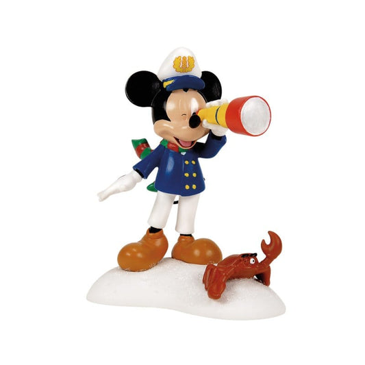 Santa Ahoy! Mickey Figurine Disney Village by Department 56