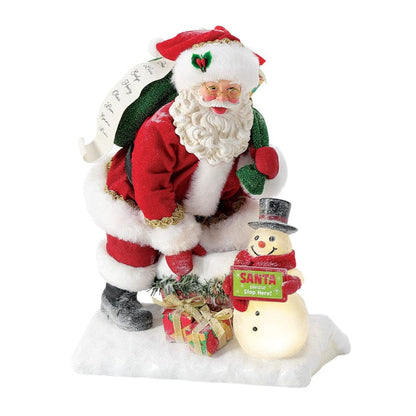 Santa Stop Here! Figurine Possible Dreams by Department 56 6017804