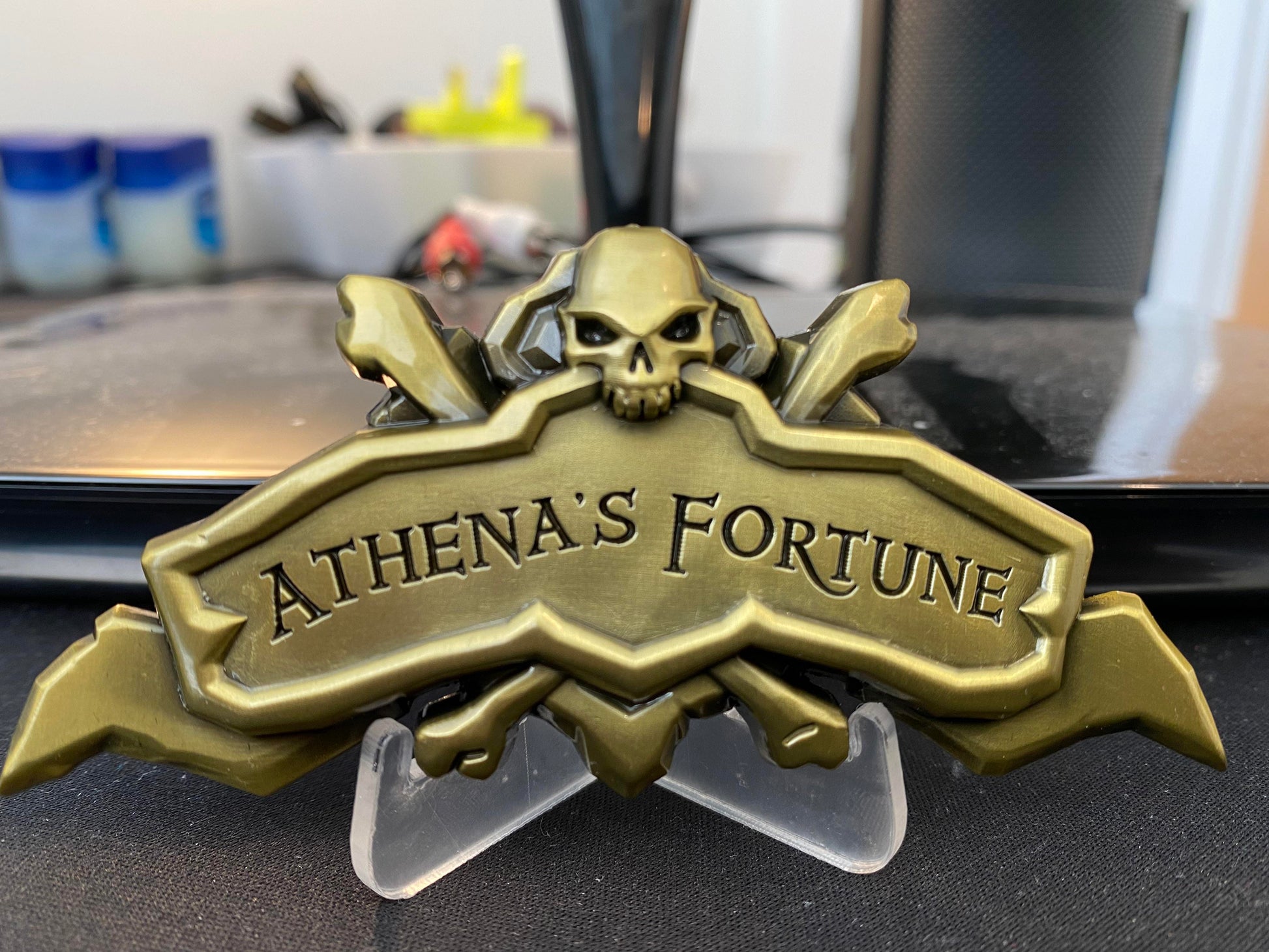 Sea Of thieves Athena's Fortune Limited Edition Ship Plaque Antique Edition