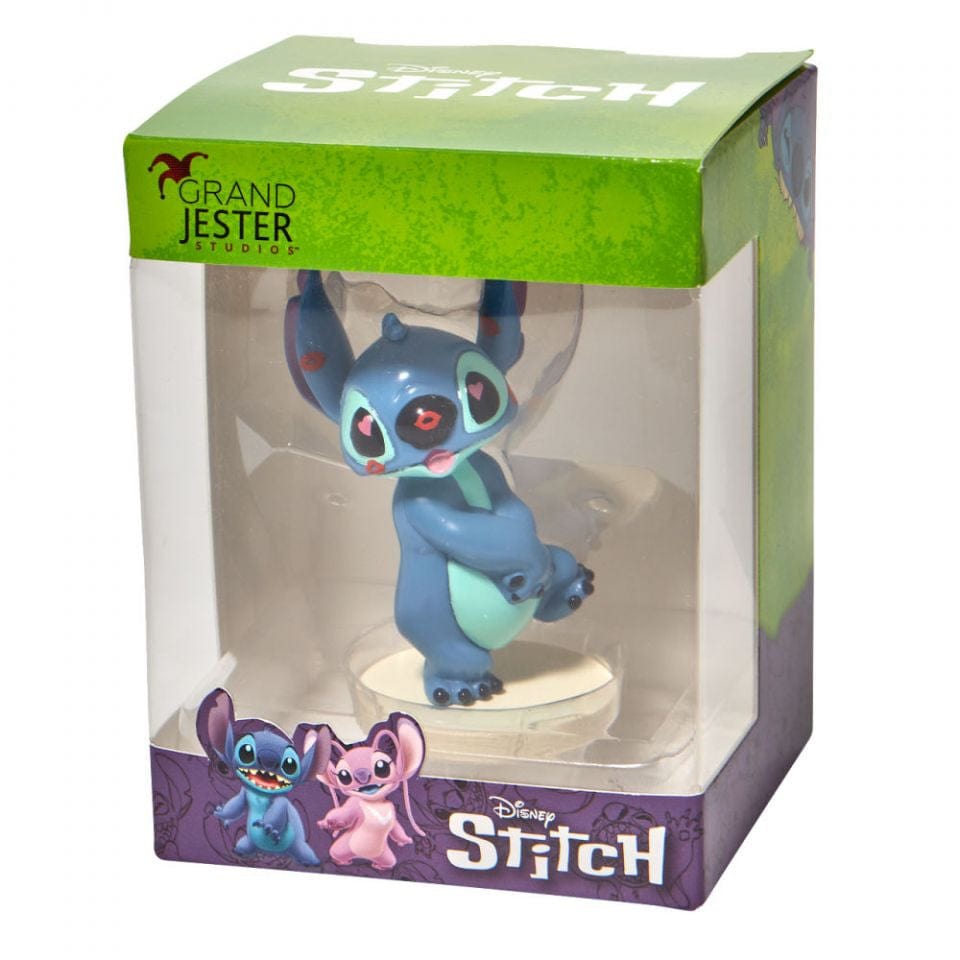 Set of 4 Disney Stitch and Angel Mini Figurines