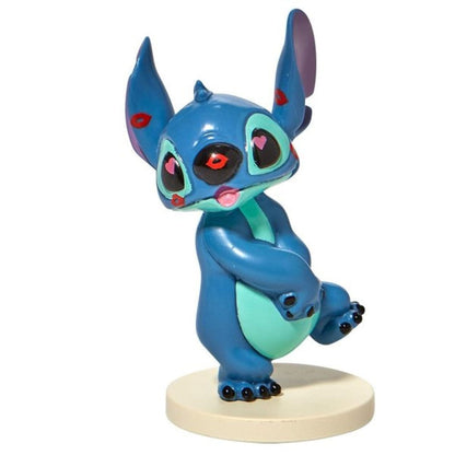 Set of 4 Disney Stitch and Angel Mini Figurines