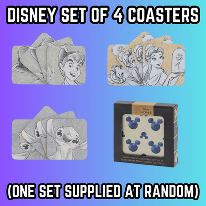 Set of Disney Mono Coasters One at Random