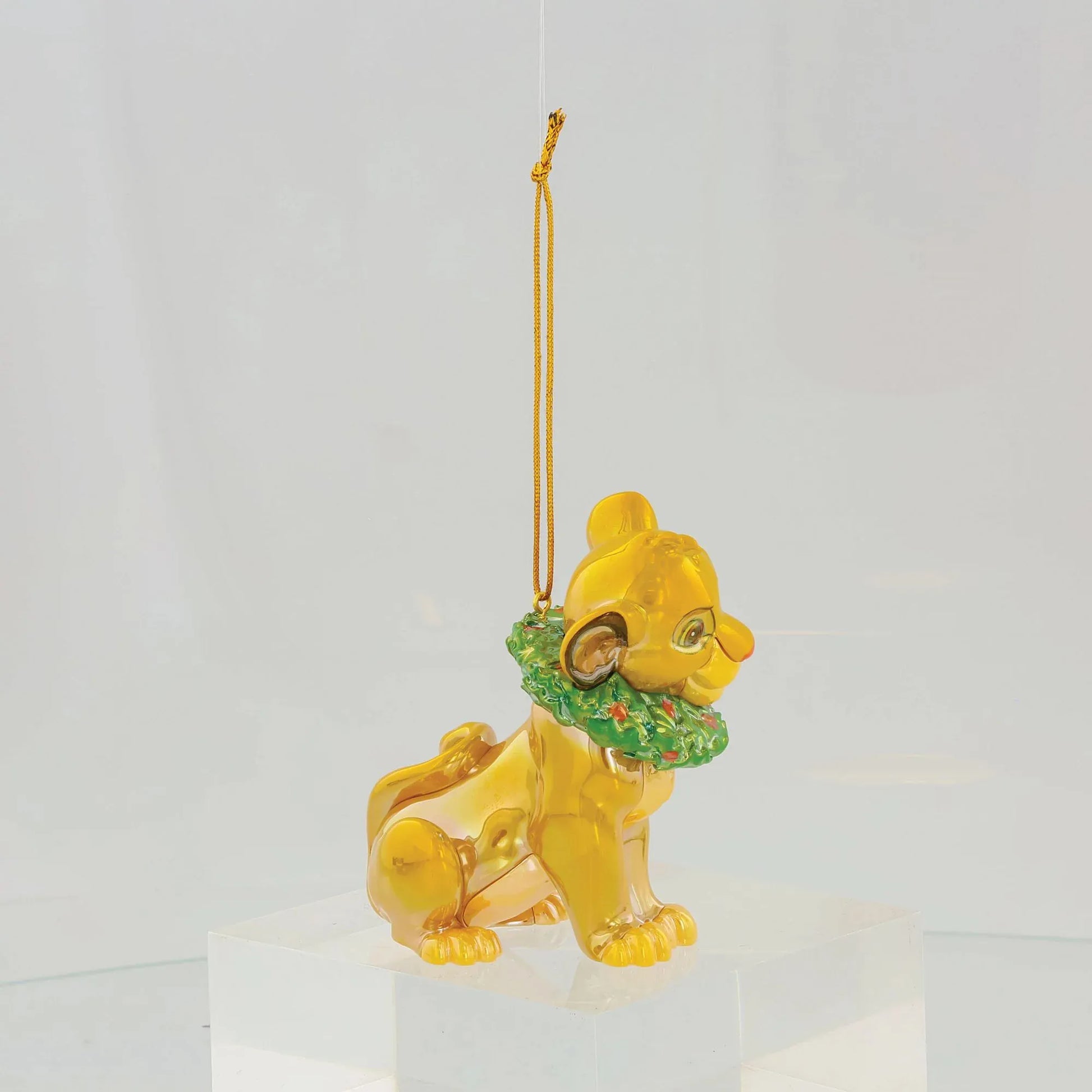 Simba with Wreath Hanging Ornament Disney by Department 56 6019127