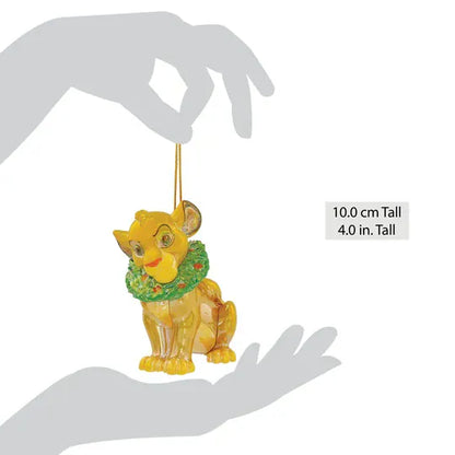 Simba with Wreath Hanging Ornament Disney by Department 56 6019127