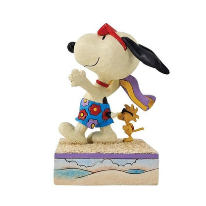 Snoopy and Woodstock On The Beach Peanuts By Jim Shore Figurine 6014338