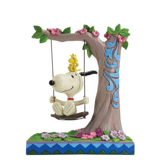 Snoopy and Woodstock Swing Peanuts Figurine By Jim Shore 6011961