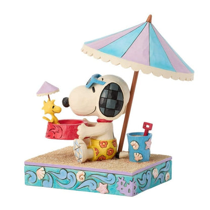 Snoopy At Beach Figurine Peanuts by Jim Shore