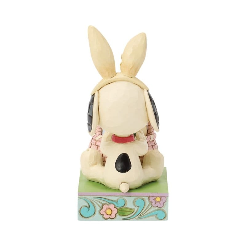 Snoopy Basket Eggs Figurine Peanuts by Jim Shore