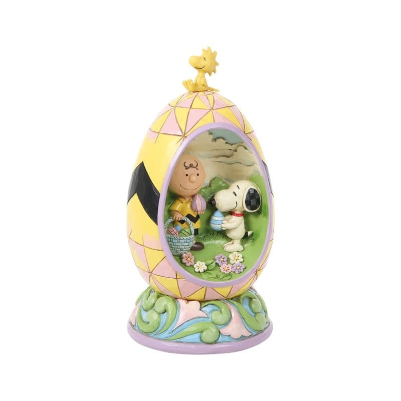 Snoopy Egg Diorama Figurine Peanuts by Jim Shore