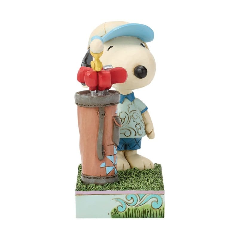 Snoopy Golfing Figurine Peanuts by Jim Shore