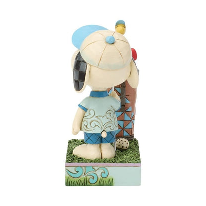 Snoopy Golfing Figurine Peanuts by Jim Shore