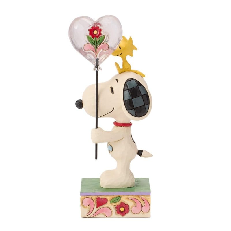 Snoopy Heart Balloon Figurine Peanuts by Jim Shore