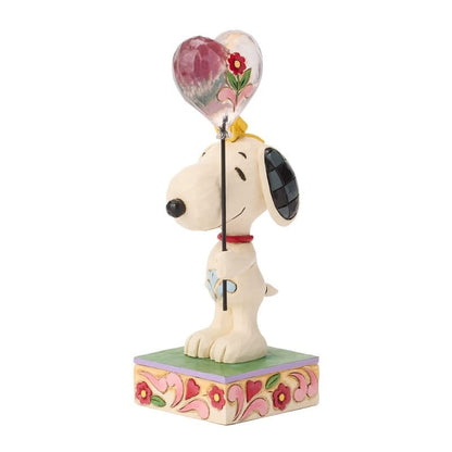 Snoopy Heart Balloon Figurine Peanuts by Jim Shore