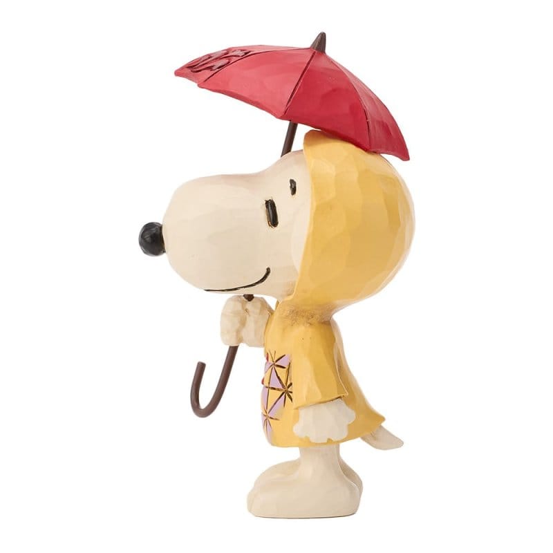 Snoopy In Raincoat Mini Figurine Peanuts by Jim Shore