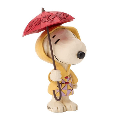 Snoopy In Raincoat Mini Figurine Peanuts by Jim Shore