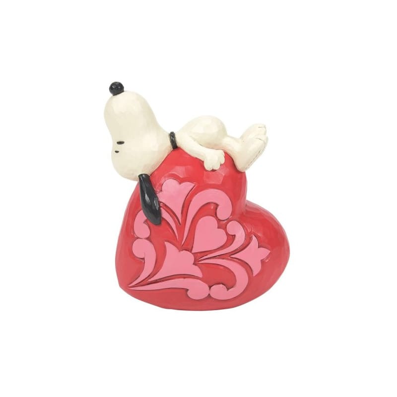 Snoopy Lovely Dreams Snoopy Laying On A Heart Peanuts By Jim Shore