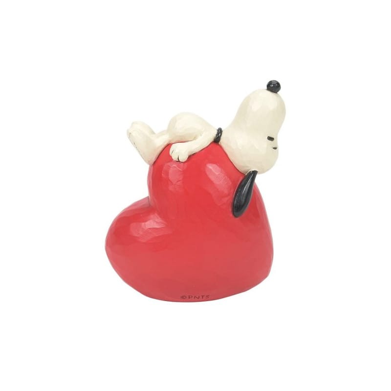 Snoopy Lovely Dreams Snoopy Laying On A Heart Peanuts By Jim Shore