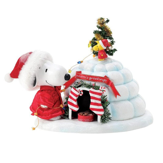 Snoopy’s Puffer Igloo Possible Dreams by Department 56 Peanuts Christmas Figurine 6016485