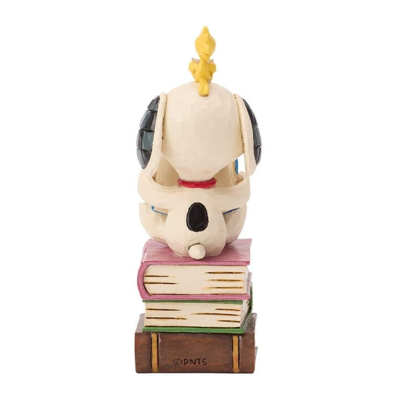 Snoopy Stacked Books Figurine Peanuts by Jim Shore