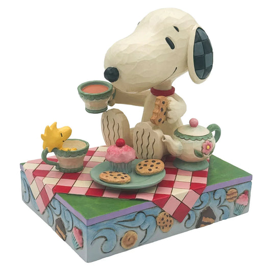 Snoopy Tea And Sweets Figurine Peanuts by Jim Shore
