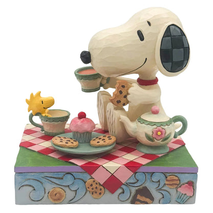 Snoopy Tea And Sweets Figurine Peanuts by Jim Shore